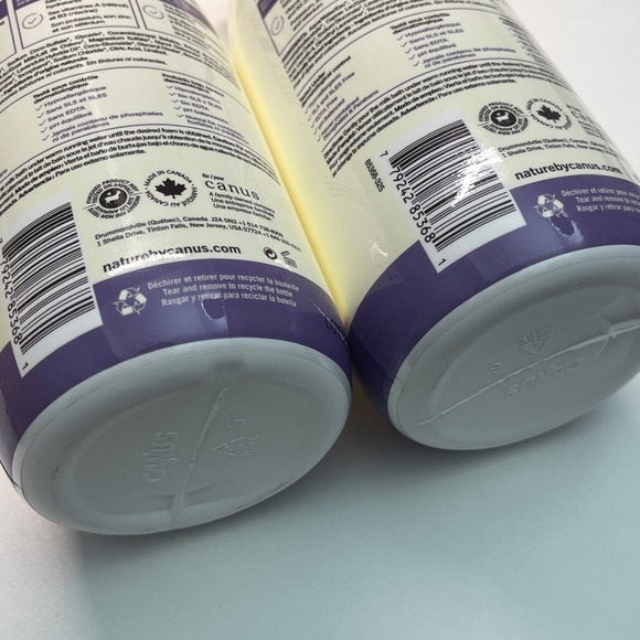 Lot of 2 Nature by Canus Foaming Milk Bath Canadian Goat Milk Original 800ml - Picture 2 of 4